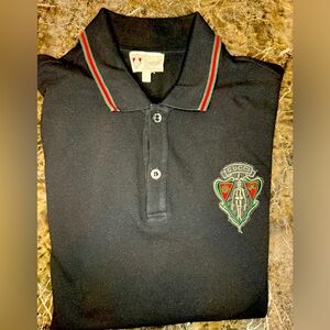 COPY - Authentic Gucci men’s long sleeve polo shirt, slim fit size large